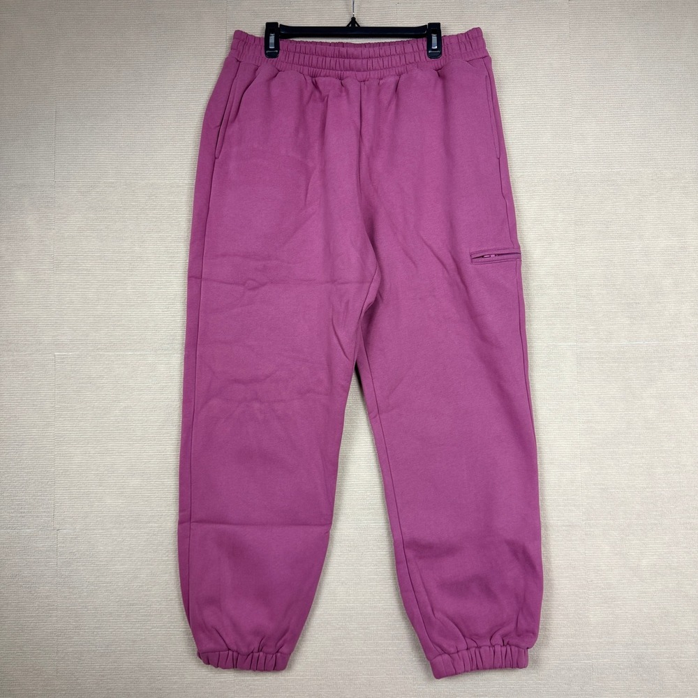 COMFRT Unisex Berry DND Travel Jogger Sweatpants Cargo Pocket NWT XL